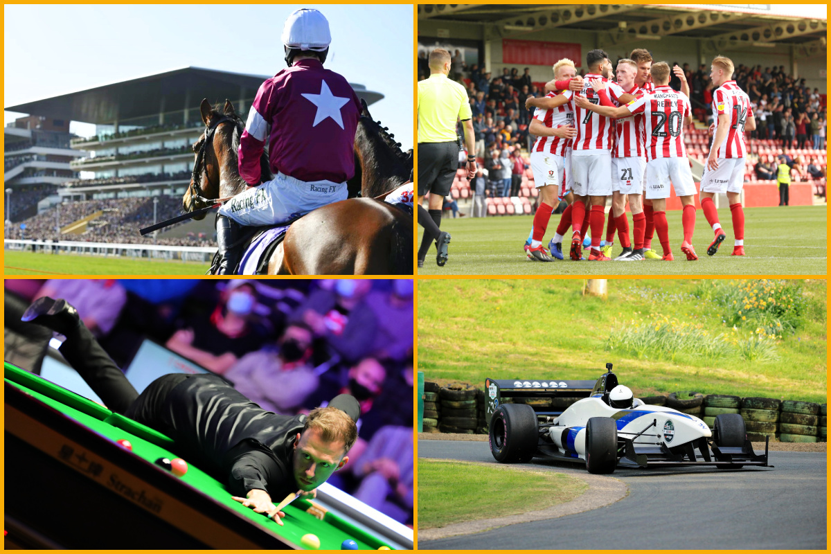 Cheltenham Racecourse, Cheltenham Town FC, World Open Snooker, Prescott Hill Climb